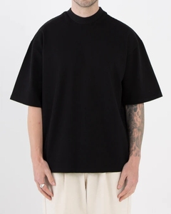 เสื้อยืดคอกลมทรงโอเวอร์ไซส์ ยูนิเซ็กซ์ ผ้าฝ้ายถัก 100% พิมพ์ลายสกรีนโลโก้ตามสั่ง คุณภาพระดับพรีเมียม ทรงหลวมไหล่ตก เป็นมิตรต่อสิ่งแวดล้อม - Product Image 5