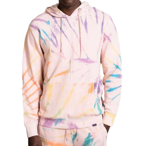 Sweat à capuche oversize tie-dye pastel 2026 pour hommes et femmes – Coton épais de qualité supérieure – Style décontracté streetwear – Hiver - Product Image 2