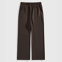 Pantalon de jogging ample et décontracté en coton pour homme, style streetwear, avec cordon de serrage et coupe évasée