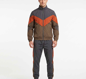 Nueva Colección 2026, Chándal de Nailon Ecológico, Ligero, Resistente al Viento y al Agua, Diseño 2 en 1 para Hombre, Suministro Directo de Fábrica - Product Image 1