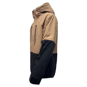 Nouvelle veste universitaire en jean déchiré et délavé pour homme, coupe ample, imperméable, à capuche, col à revers, poches zippées, style décontracté pour jeunes - Product Image 3