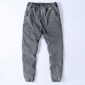 Joggers Cargo en Jean Homme Multi-Poches Coupe Slim Streetwear Brodés avec Cordon de Serrage Faible MOQ – Vente Chaude - Product Image 3