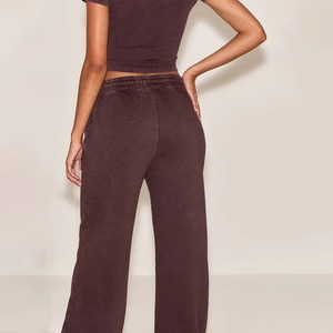 Servicios OEM, Pantalones de Mujer Estilo Urbano, Ajustados, de Alta Calidad, Casuales, de Cintura Alta, de Color Sólido - Product Image 3