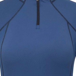 Customized Women Long Sleeve <b>Equestrian</b> Show Shirts Breathable Mesh Sleeves Base Layer Horse Riding Competition Apparel Shirts - Product Image 4