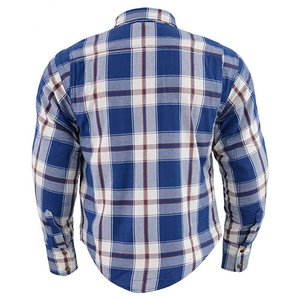 Camisas de Franela para Motociclistas de Alta Calidad, Nuevas, con Logotipo Personalizado, Estilo Cuadrado, con Botones, Manga Larga, 100% Algodón, Botones de Cuerno, Secado Rápido - Product Image 2