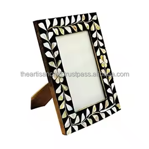Handcrafted Mother of <b>Pearl</b> Inlay <b>Photo</b> <b>Frame</b> for Elegant Home and Office Decor Tabletop Home Decor and Gifts - Product Image 5