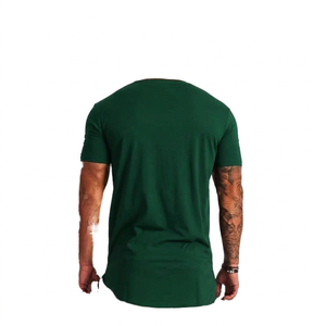 Camiseta de Manga Corta para Hombre, Cuello Redondo, Color Negro, Corte Regular, Diseño Liso, Informal, de Algodón - Product Image 4