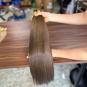 Productos de Cabello Virgen Vietnamita de Primera Calidad, Extensiones de Cabello Humano Liso y Suave, Estilo a Granel, Color Personalizable - Product Image 1