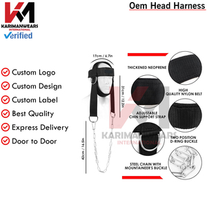 Gym Neck Head Harness Men Women Weightlifting <b>Strength</b> <b>Training</b> Resistance Workout OEM Supplier - Product Image 4