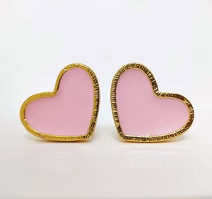 Wholesale Handmade <b>Brass</b> Heart Cabinet <b>Knobs</b> Pink Drawer Door Pulls Decorative Vintage Furniture Handles Dresser Hardware - Product Image 3