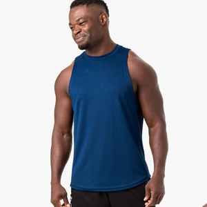Low MOQ 100% Cotton <b>Men</b> Tank Top <b>Men</b> <b>Singlets</b> <b>for</b> Gym Workout Quick Dry Racer Back Tank Tops <b>Men</b> <b>for</b> Sale OEM Serviced - Product Image 1