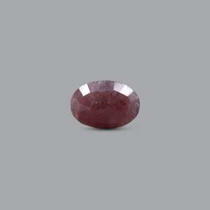 Natural 7.6 Ct Oval Faceted Ruby Loose Gemstone Red Pear Cut Gem for Fine Jewelry - Product Image 2