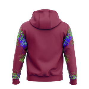 Nouveau sweat à capuche en polaire pour homme, élégant, en polyester, couleur unie, sport, logo personnalisé, décontracté, impression sérigraphique, imperméable - Product Image 4