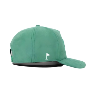 Wholesale Custom Logo <b>Quick</b>-<b>Dry</b> Performance Golf Hat 5- Panel Lightweight Suede Baseball <b>Cap</b> Snapback Closure For Team Uniform - Product Image 4
