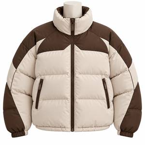Doudoune Homme Femme Hiver Extérieur Chaude Isolée Légère Réversible Coupe-Vent Respirante à Capuche - Product Image 4