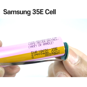 Batterie ZEROBEAM coréenne assemblée 18650 Samsung 35E 3500mAh 7A, cellule rechargeable protégée pour appareils d'extérieur et lampes de poche - Product Image 4
