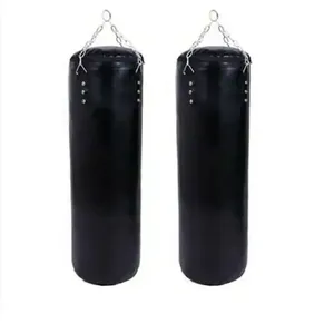 Sac de frappe de boxe robuste en cuir véritable de haute qualité avec rembourrage en matériaux mixtes et options personnalisables - Product Image 4