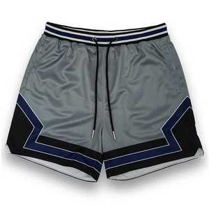 Shorts de basketball unisexes personnalisés, écologiques, à séchage rapide, imperméables, respirants, avec taille élastique en Spandex/Polyester pour adultes - Product Image 1