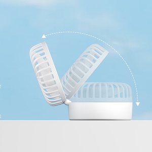 Ventilateur portable 3-en-1 pliable pour le cou et à main avec batterie 1800 mAh, autonomie de plus de 11 heures, commande par bouton, idéal pour les voyages - Product Image 6