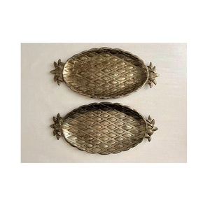 Custom Stainless Steel Serving Trays Food Serving Platters <b>Table</b> Serving Dishes Metal Plates for Kitchen <b>Buffet</b> - Product Image 3