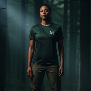 เสื้อยืดลายเปลือกไม้เหมือนจริงสำหรับล่าสัตว์ ผู้ชาย เสื้อผ้าสำหรับการล่าแบบเงียบ น้ำหนักเบา ทรงแอธเลติก ชุดชั้นในทางยุทธวิธี - Product Image 6