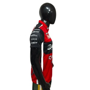 Conception personnalisée, 100% polyester, tricoté, impression numérique, séchage rapide, chemises de course pour hommes, respirantes, course, OEM BSB - Product Image 3