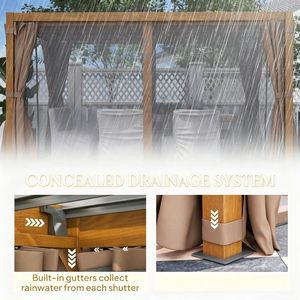 Pergola Retrattile da Esterno con Tenda - Product Image 4