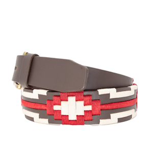 Ceinture en cuir exclusif pour l'équitation et le polo avec boucle ardillon en laiton, en cuir pleine fleur de qualité supérieure - Product Image 6