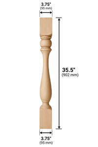 Solid Wood Kitchen Cabinet Island <b>Post</b> Column Decorative Legs Support for Tables Islands Cabinets Solid Wood <b>Post</b> Leg - Product Image 2