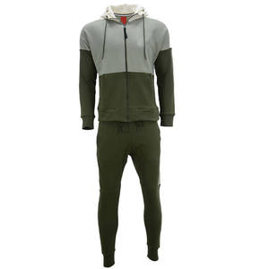 Conjunto Deportivo de Diseño Superior con Chaqueta y Pantalones con Cierre Completo, Sudadera y Pantalones Deportivos para Hombre, Conjunto de Chándal 100% Algodón de Pakistán - Product Image 1