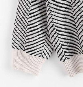 High Quality <b>Baggy</b> Knit Sweater Women Crewneck <b>Long</b> Sleeve Solid Color <b>Jumper</b> Streetwear Fashionable Lady Knitwear - Product Image 3