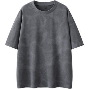 T-shirt Homme Oversize Premium 280G en Coton Lavé Effet Vieilli Streetwear – Vente en Gros - Product Image 5