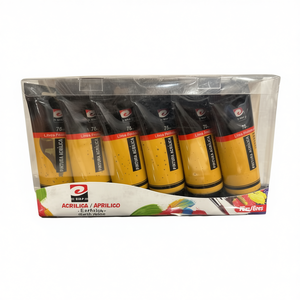 Colori Acrilici Giallo Terra PINTURA ACRILICA, Materiale Artistico Durevole e Versatile - Product Image 1