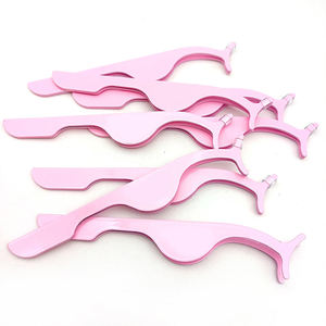 Pince à épiler professionnelle en acier inoxydable pour sourcils, recourbe-cils de précision, applicateur pour extensions de cils, emballée en gros - Product Image 3