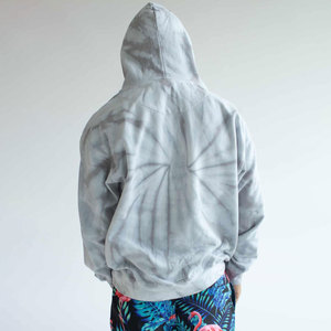 Sweat à capuche tie-dye pour homme, grande taille, 100% coton, imperméable, hiver, style streetwear hip-hop, décontracté, Y2K, gothique - Product Image 4