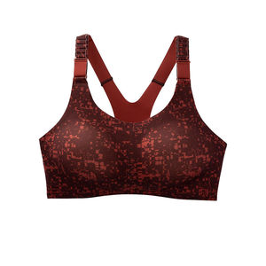 Sujetadores deportivos personalizados por sublimación Six Trend Sports Yoga con aberturas, de alto soporte frontal, tela elástica y transpirable, ropa deportiva. - Product Image 4