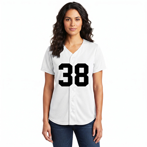 High Quality Women Baseball Shirt Short Sleeve Women Mesh <b>Down</b> Button Baseball Jerseys Custom Logo Team Baseball Shirt - Product Image 6