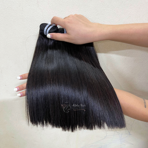 18 pulgadas 12A alto grado brillante calidad superior hueso recto extensiones de cabello vietnamita cutícula alineada peluca frontal cabello humano - Product Image 3