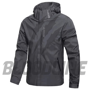 Veste Softshell Coupe-Vent à Manches Longues pour Hommes BLOODLINE, Vêtements de Sport d'Extérieur, Saison Automne - Product Image 2
