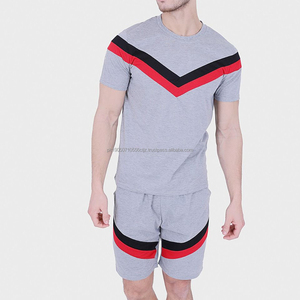 Conjunto de ropa doble para hombre al por mayor, ropa deportiva de dos piezas, camiseta y pantalones cortos, conjunto de playa, conjuntos de ropa de verano para hombre - Product Image 4