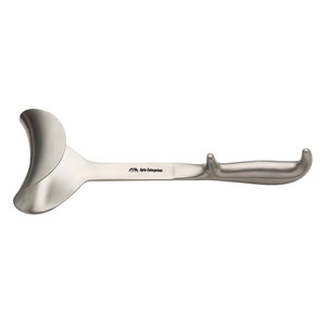 Rétracteur abdominal Doyen à manche creux profond, longueur totale 265 mm, petite lame 90 mm de large x 52 mm, par Apto Enterprises - Product Image 1