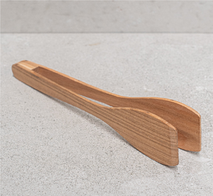 Pince à pain en bois d'acacia de qualité supérieure, outil de service et de cuisson pour grillades, pince à glaçons en bois - Product Image 6
