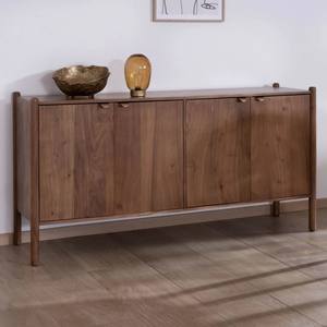 Vandana Crystal Origin solid acacia wood <b>sideboard</b> with 4 doors and a cle - Product Image 1