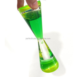 Minuteur à mouvement liquide en acrylique coloré, moderne, luxueux et durable, 17,5 cm, pour le soulagement du stress, jouet sensoriel éducatif, anniversaire, remise de diplôme - Product Image 4