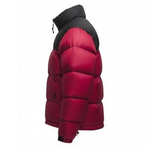 Nouvelles vestes matelassées respirantes à capuche pour hommes, design personnalisé très demandé, de haute qualité, couleur bordeaux avec noir, tendance - Product Image 2