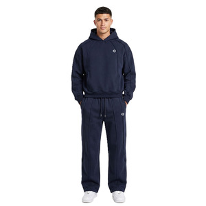 Ensemble jogging et sweats à capuche amples pour hommes, en coton tricoté premium, haute densité (GSM), fabrication sur mesure, vente en gros, ODM, streetwear, vêtements décontractés d'hiver, fournisseur - Product Image 1