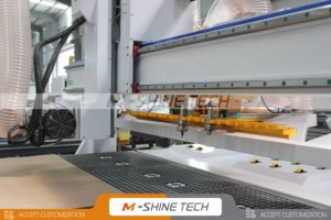 Machine <span class=keywords><strong>de</strong></span> découpe CNC pour portes en bois 2130 |   Routeur CNC pour le travail du bois à 4 axes en ligne droite avec ATC - Product Image 3