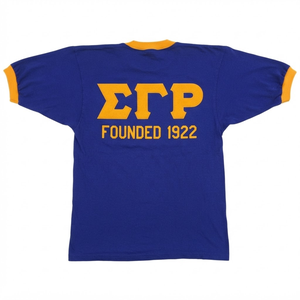 Camiseta Deportiva Clásica Personalizada con Letras Sigma Gamma Rho para Mujer, Camiseta Deportiva Bordada de la Hermandad Griega, Ropa Deportiva al por Mayor - Product Image 2