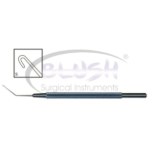 เครื่องมือผ่าตัดจักษุแบบไมโครฮุคปลายงอ Bonn Iris สำหรับการจัดการม่านตา โดย Blush Surgical - Product Image 2