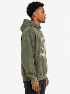 Sweat à capuche personnalisé en gros pour garçons, en tissu épais délavé, respirant et à séchage rapide, pour hommes, effet délavé à l'acide - Product Image 3